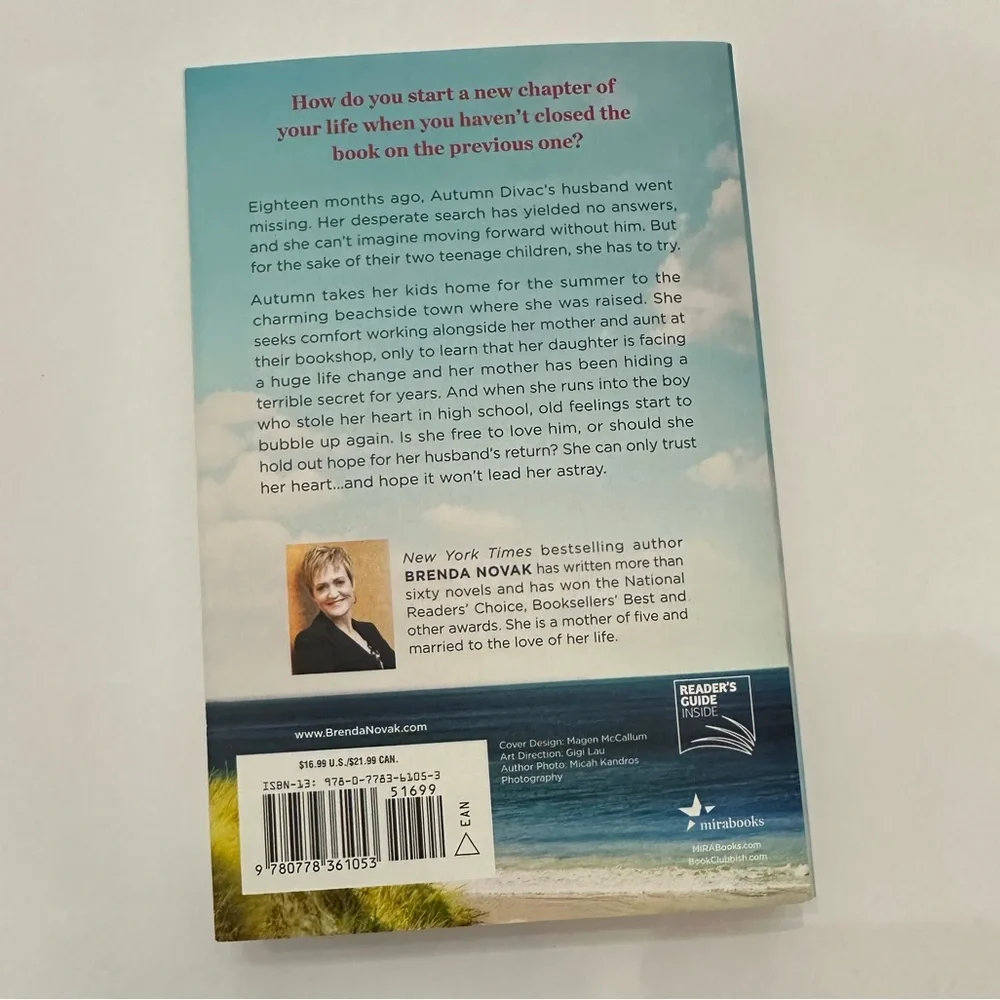 The Bookstore On The Beach by Brenda Novak Paperback Book Romance